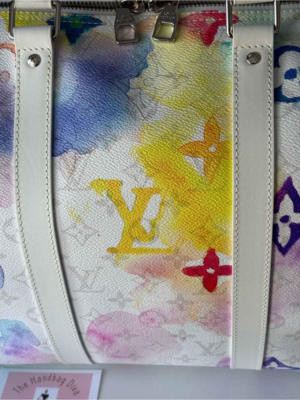 🌸Louis Vuitton Watercolor Keepall B 50🌸 - Picture 12 of 16